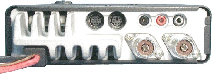 A rear picture of Yaesu FT-857