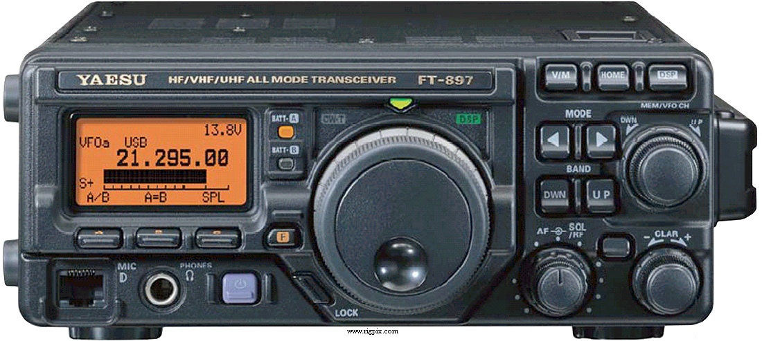 A picture of Yaesu FT-897