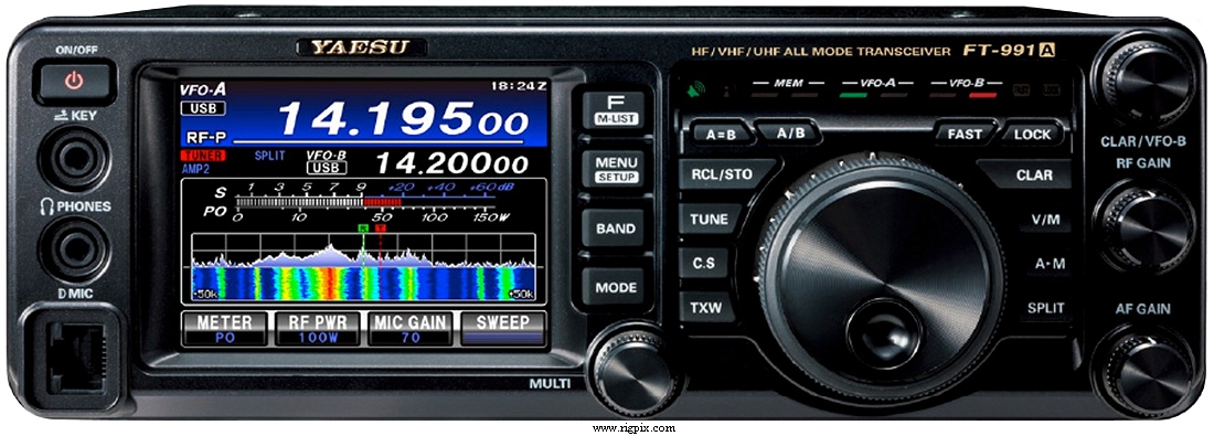 A picture of Yaesu FT-991A