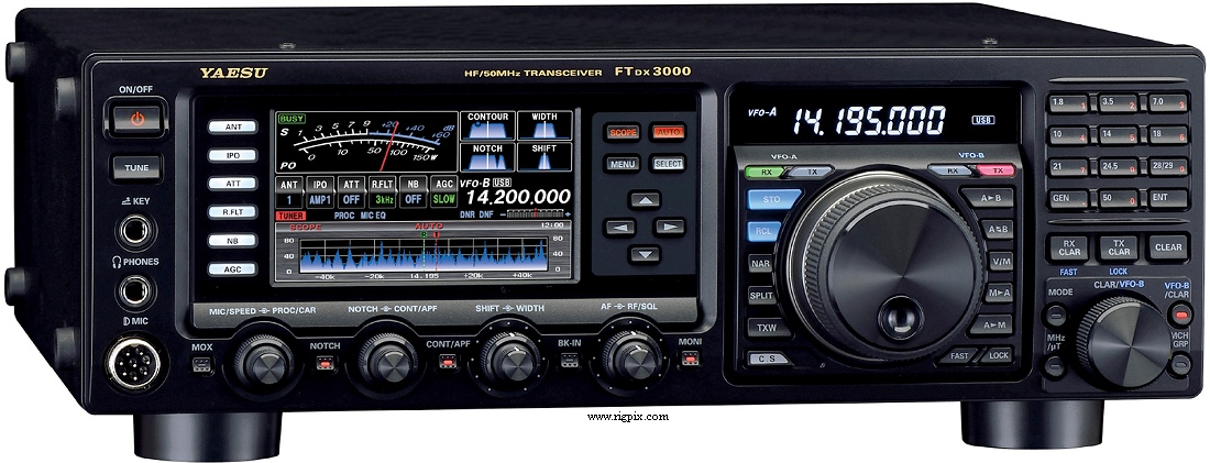 A picture of Yaesu FTdx-3000