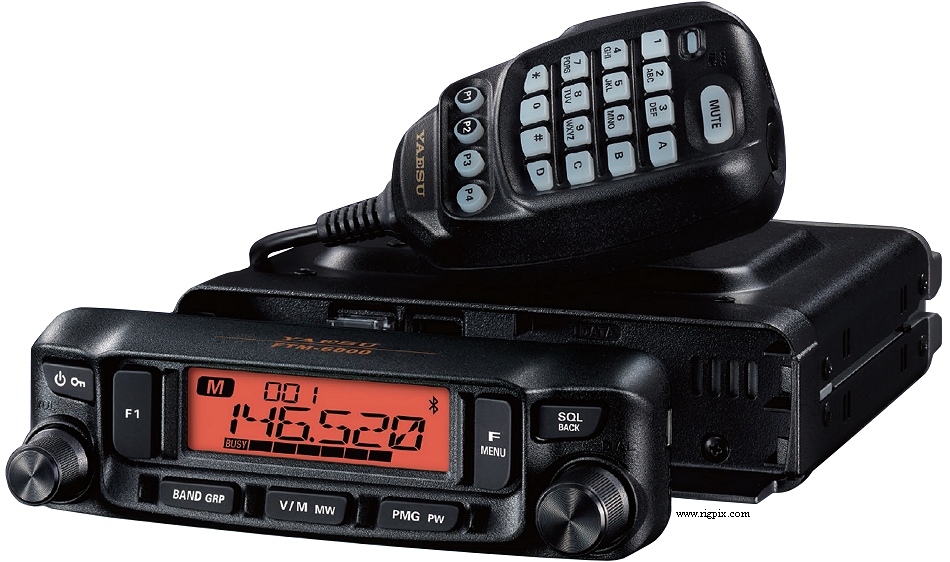 A picture of Yaesu FTM-6000R