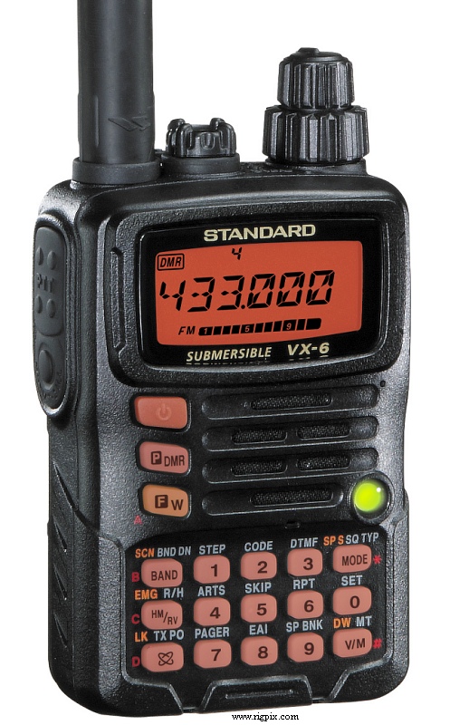 A picture of Yaesu VX-6E