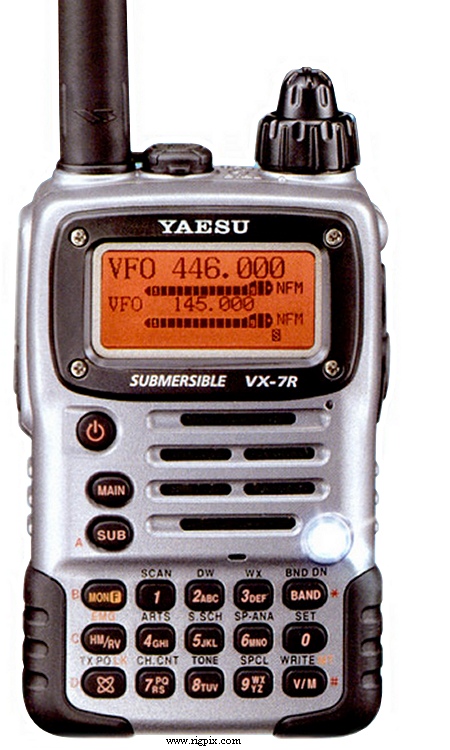 A picture of Yaesu VX-7R