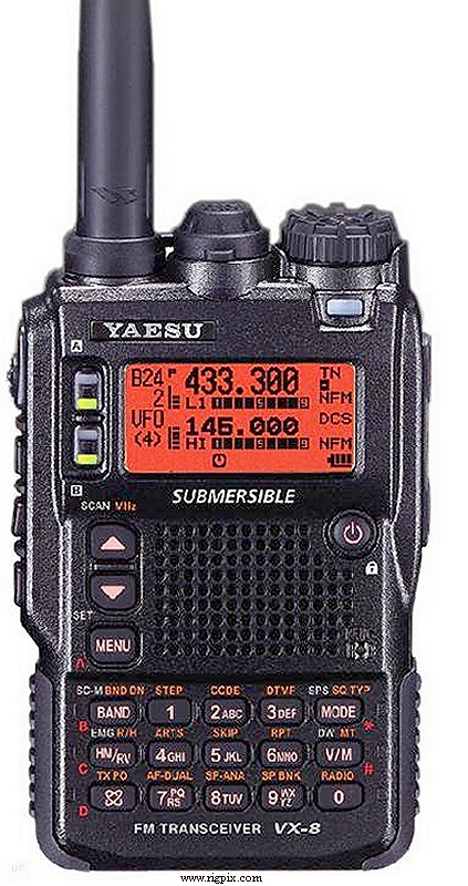 A picture of Yaesu VX-8DE