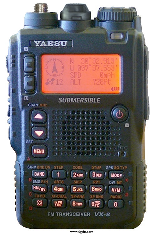 A picture of Yaesu VX-8DR