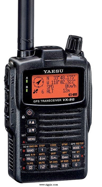 A picture of Yaesu VX-8GE