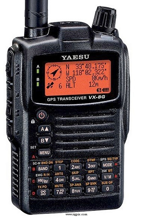 A picture of Yaesu VX-8GR